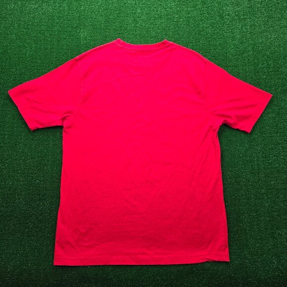 AKOO‎ Tshirt Mens XL Red Short Sleeve Jet Fighter Smoke Graphic Streetwear - Picture 8 of 8